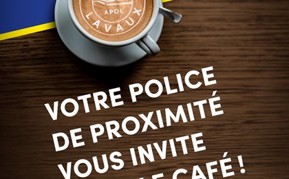 Café police-population à Lutry