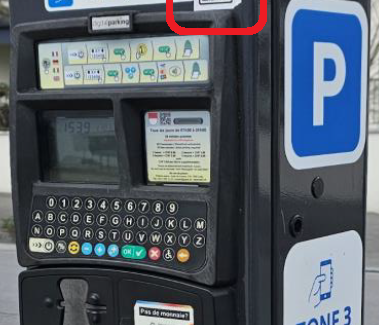 ALERTE : Faux codes QR sur les horodateurs