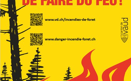 Interdiction d’allumer des feux en plein air et d’utiliser des engins pyrotechniques