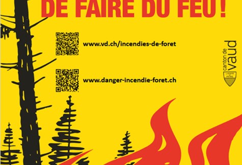 Interdiction d’allumer des feux en plein air et d’utiliser des engins pyrotechniques
